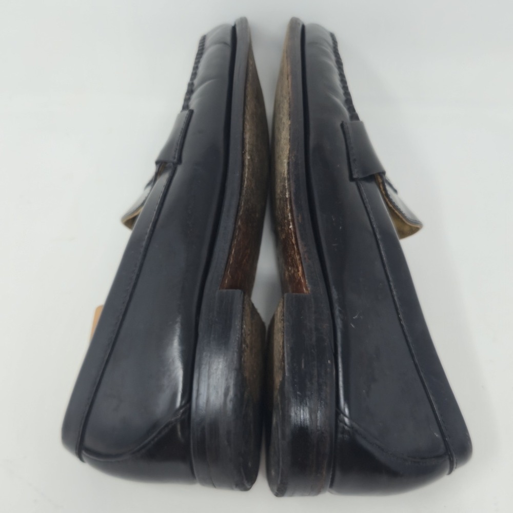 Brooks Brothers Mens Black Leather Penny Loafers Size 12 D Slip On Dress Shoes - Picture 15 of 16